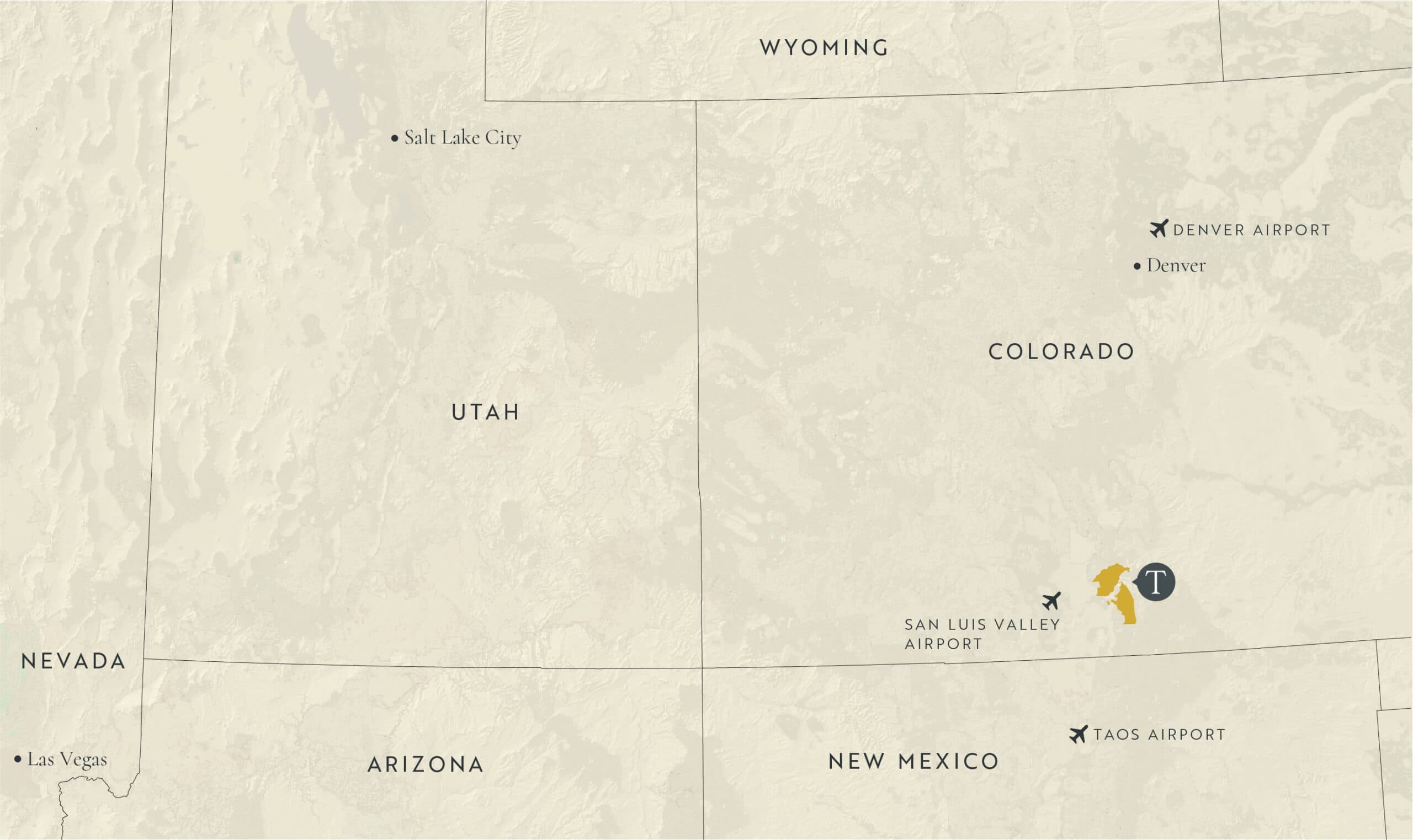 map graphic of trinchera location